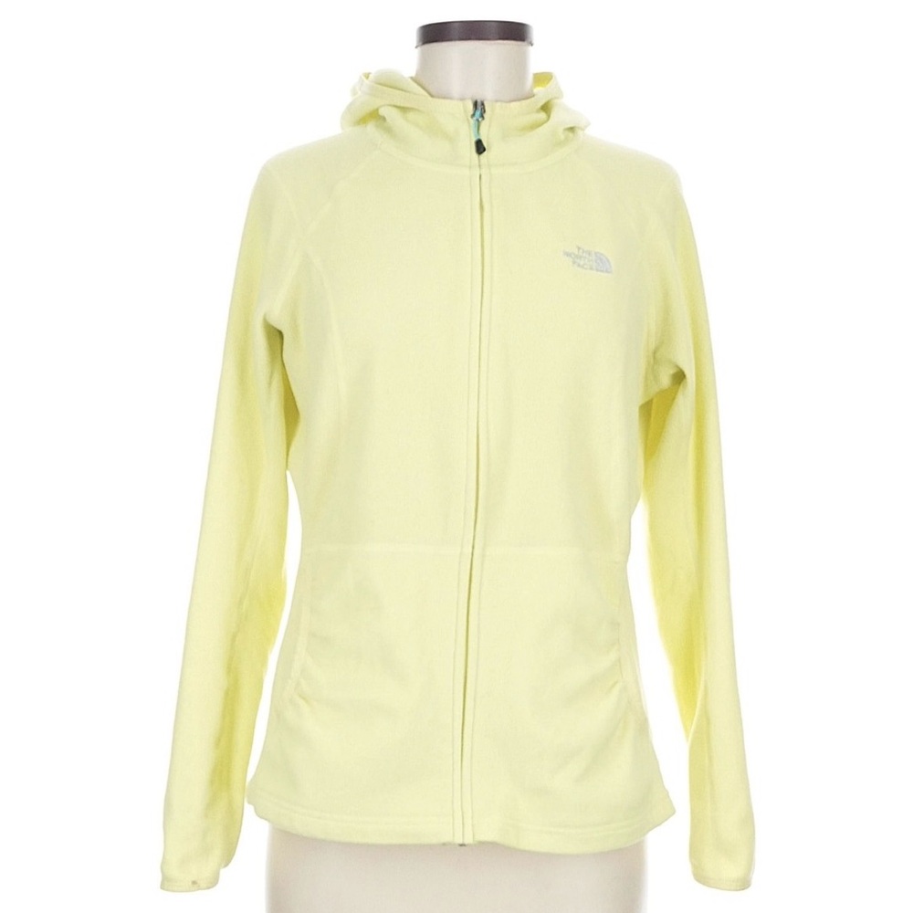 The North Face Pale Yellow Full-Zip Hoodie